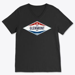 Glenmont Ohio Diamond Star Soft Lightweight V-Neck