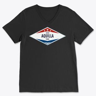 Aquilla Texas Diamond Star Soft Lightweight V-Neck