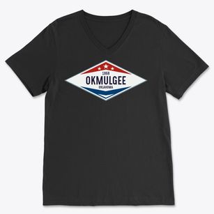 Okmulgee Oklahoma Diamond Star Soft Lightweight V-Neck