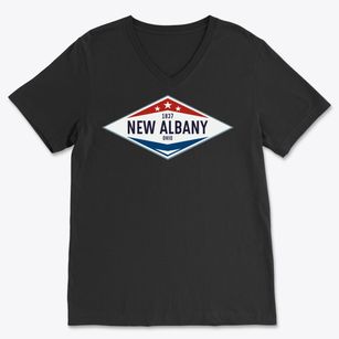 New Albany Ohio Diamond Star Soft Lightweight V-Neck