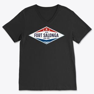 Fort Salonga New York Diamond Star Soft Lightweight V-Neck