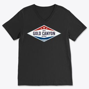 Gold Canyon Arizona Diamond Star Soft Lightweight V-Neck