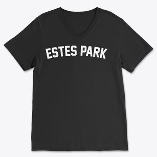 Estes Park Colorado Classic Curve Soft Lightweight V-Neck
