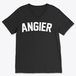 Angier North Carolina Classic Curve Soft Lightweight V-Neck
