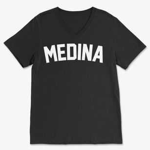 Medina North Dakota Classic Curve Soft Lightweight V-Neck