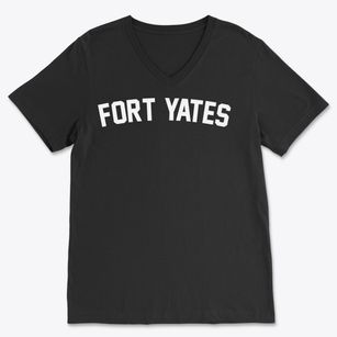 Fort Yates North Dakota Classic Curve Soft Lightweight V-Neck