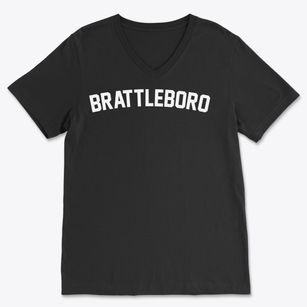 Brattleboro Vermont Classic Curve Soft Lightweight V-Neck