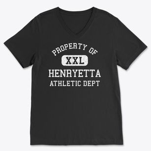 Henryetta Oklahoma Athletic Dept Soft Lightweight V-Neck