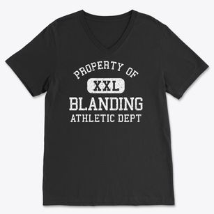 Blanding Utah Athletic Dept Soft Lightweight V-Neck