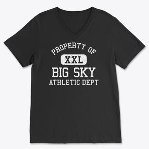Big Sky Montana Athletic Dept Soft Lightweight V-Neck
