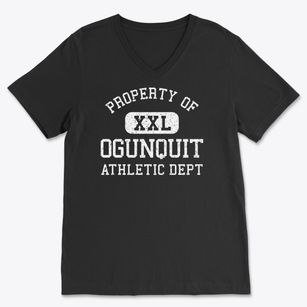 Ogunquit Maine Athletic Dept Soft Lightweight V-Neck