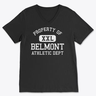 Belmont Maine Athletic Dept Soft Lightweight V-Neck