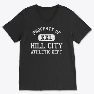 Hill City Minnesota Athletic Dept Soft Lightweight V-Neck