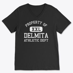Delmita Texas Athletic Dept Soft Lightweight V-Neck