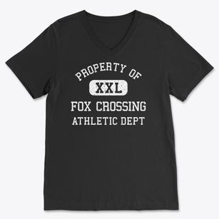 Fox Crossing Wisconsin Athletic Dept Soft Lightweight V-Neck