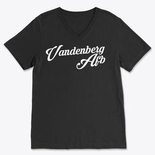 Vandenberg Afb California Vintage Team Soft Lightweight V-Neck
