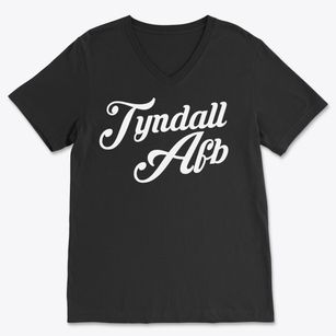 Tyndall Afb Florida Vintage Team Soft Lightweight V-Neck