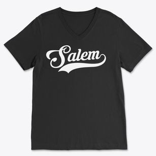 Salem Massachusetts Vintage Team Soft Lightweight V-Neck