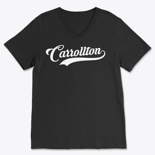 Carrollton Ohio Vintage Team Soft Lightweight V-Neck