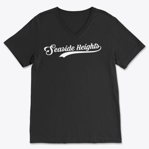 Seaside Heights New Jersey Vintage Team Soft Lightweight V-Neck