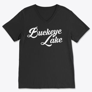 Buckeye Lake Ohio Vintage Team Soft Lightweight V-Neck