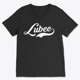 Lubec Maine Vintage Team Soft Lightweight V-Neck