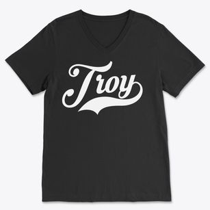 Troy Kansas Vintage Team Soft Lightweight V-Neck