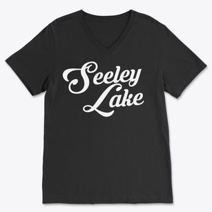 Seeley Lake Montana Vintage Team Soft Lightweight V-Neck