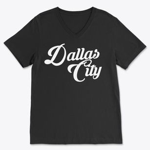 Dallas City Illinois Vintage Team Soft Lightweight V-Neck