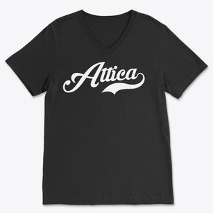 Attica Ohio Vintage Team Soft Lightweight V-Neck