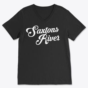 Saxtons River Vermont Vintage Team Soft Lightweight V-Neck