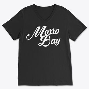 Morro Bay California Vintage Team Soft Lightweight V-Neck