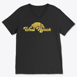 West Nyack New York Sublime Sunset Soft Lightweight V-Neck