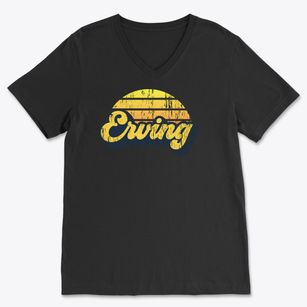 Erving Massachusetts Sublime Sunset Soft Lightweight V-Neck