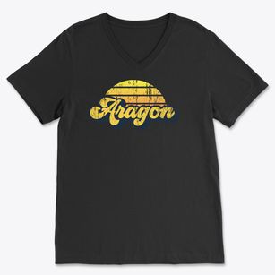 Aragon Georgia Sublime Sunset Soft Lightweight V-Neck