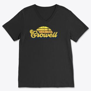 Crowell Texas Sublime Sunset Soft Lightweight V-Neck