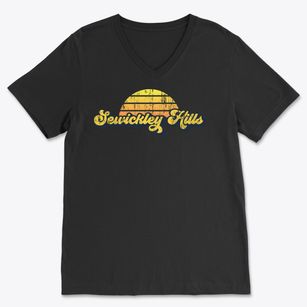 Sewickley Hills Pennsylvania Sublime Sunset Soft Lightweight V-Neck