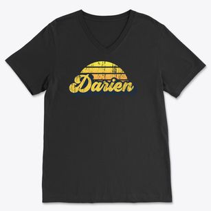 Darien Illinois Sublime Sunset Soft Lightweight V-Neck