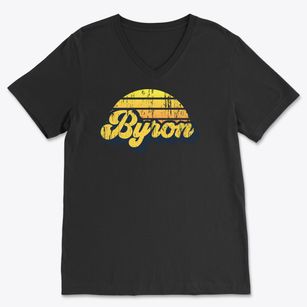 Byron Wyoming Sublime Sunset Soft Lightweight V-Neck