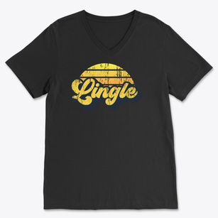 Lingle Wyoming Sublime Sunset Soft Lightweight V-Neck