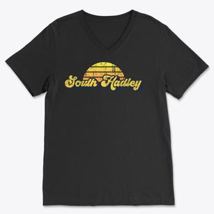 South Hadley Massachusetts Sublime Sunset Soft Lightweight V-Neck