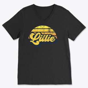 Lillie Louisiana Sublime Sunset Soft Lightweight V-Neck