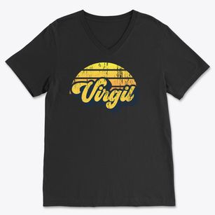Virgil Kansas Sublime Sunset Soft Lightweight V-Neck