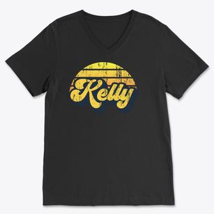 Kelly Wyoming Sublime Sunset Soft Lightweight V-Neck