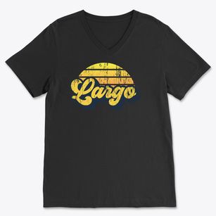Largo Maryland Sublime Sunset Soft Lightweight V-Neck