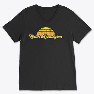 North Kensington Maryland Sublime Sunset Soft Lightweight V-Neck