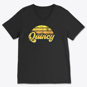 Quincy Washington Sublime Sunset Soft Lightweight V-Neck