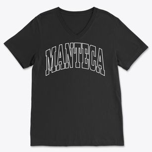 Manteca California Trendy Block Soft Lightweight V-Neck