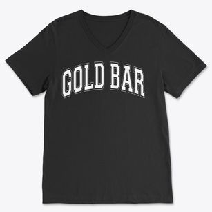 Gold Bar Washington Varsity Soft Lightweight V-Neck
