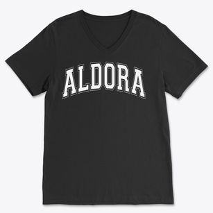 Aldora Georgia Varsity Soft Lightweight V-Neck